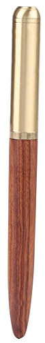 Walfront High Grade Wooden Fountain Pen, Luxury Elegant Gift Pen for Calligraphy Signature Executive Business Office Supplies 0.7mm(Rose Wood)