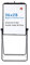 VIZ-PRO Doppelseitiges U-Stand-Whiteboard, Magnetisches Tragbares Trockenlösch-Staffelei-Board, 90x70 cm