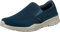 Skechers EQUALIZER 4.0 TRIPLE-PLAY, Zapatillas sin cordones para Hombre, Navy Engineered Mesh/Orange Trim, 44 EU