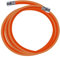 Gasschlauch 200 cm, 1/4 links, Winterfest und flexibel, Orange - ideal für Gasgrills, Heizstrahler, Hockerkocher, Gaskocher, Lampen, uvm.