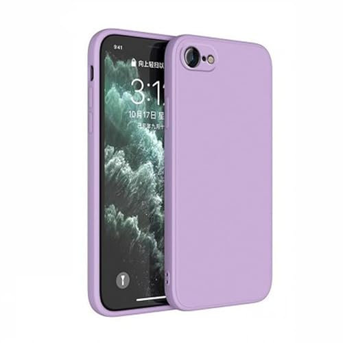 Neue Flüssig Silikon Hülle Ultra Dünne, Rundumschutz Silikon Case Cover Handyhülle für iPhone 6/7/8/7plus/8plus/X/XS/XR/SE2/SE3
