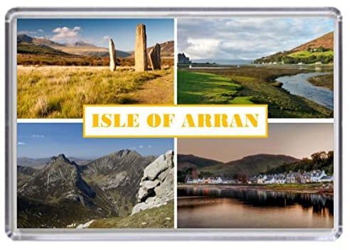Isle of Arran United Kingdom Scotland Souvenir Acrylic Fridge Magnet (Standard: 70x45mm)