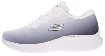 Skechers Damen Skech-lite Pro Fade Out Sneaker, Weiß/Schwarz mit Netzbesatz, 40 EU