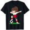 Fußball Polen Trikot Shirt Polnische Flagge Fußball Mädchen Dab T-Shirt