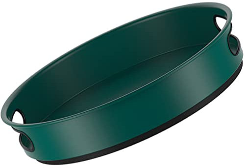 BESTonZON Drehteller-Organizer Drehbare Gewürzgläser Gewürzflaschen-Aufbewahrungshalter Fauler Make-Up-Parfüm-Aufbewahrungsbehälter Für Speisekammerschrank Tablett Rund Grün