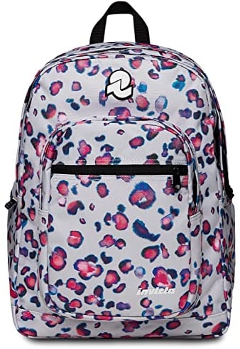 Invicta Zaino Scuola JELEK FANTASY, Rosa - Zaino Doppio Scomparto - Tasca Porta Pc, Tasca Porta Borraccia, Organizer Interno - Zaino Scuola Ragazzi, Zaino Tempo Libero - Eco Material
