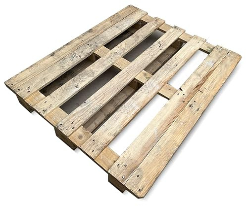 MUNTRADE Palet Europeo 80 cm x 120 cm | Palets Madera sin lijar ni barnizar, para decoración, Handmade Sofa, Cama, Mesa, estructuras, 1 unidad