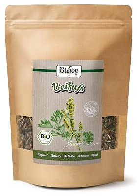 Biojoy Artemisa BÍO (250 g), seca y cortada, ideales para Infusión (Artemisia vulgaris)