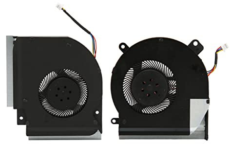 Ventilador de Refrigeración de Repuesto para Portátil ASUS ROG Strix Scar GL504G GL504GS GL504GM GL504GW GL504GV, Conector de Alimentación de 4 Pines (Ventilador de refrigeración de la GPU de la CPU)