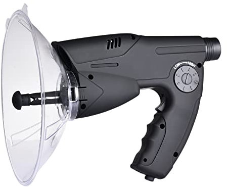 Geteawily Microphone directionnel parabolique – 8 appareils d'écoute bionique d'extérieur pour Oiseaux – Appareil d'observation et d'écoute de la Nature pour et Adultes