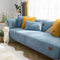 Gluhbirnen Sofabezug Samt, Sofadecke, Sofadecken für Sitzfläche, Sofa Überwurf, Sofa Überzug l Form, Couch Überzug, Sofaschoner rutschfest, Decke Sofa Schutz, Hellblau, 110 * 160CM