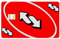 UNO Reverse Rot Kreditkarten Aufkleber, EC Karten Aufkleber, Rot UNO Reverse Credit Card Skin Cover Sticker (Kleiner Chip)