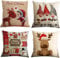 Anyingkai 4er Set Kissenbezüge Weihnachten 50x50,Weihnachten Kissenbezug,Kissenhüllen Weihnachten,Weihnachtsdeko Kissenhüllen,Weihnachtskissen Kissen,Weihnachtskissenbezüge,Christmas Pillow Covers