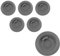 ANCLLO 6 Stück Silikon-Reinigungsdichtung, 54 mm, Reinigungstabletten für Sage-Kaffeemaschine, Kaffeemaschine, Blindfilter