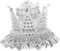 MUCKLILY Anruf Ehering-Box Ring-displaybox Diamant-Ring-Box Braut-Ring-Box kästchen Ringvorschlagsbox Doppelringbox Dekorativer Prinzessin-Ring-Box Ringkissen Brautjungfer Blumenmädchen Pu