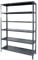 Metalkas BR20 Lagerregal mit 6 Regalböden, 200x100x40 cm, höhenverstellbaren Einlegeböden, bis 480 kg, Schwerlastregal, Kellerregal, Werkstattregal, Verzinkt, aus Metall, Graphit