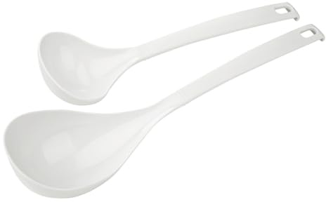 METRO Professional Schöpfkelle-Set, PBT-Kunststoff, weiß, 2 Stück