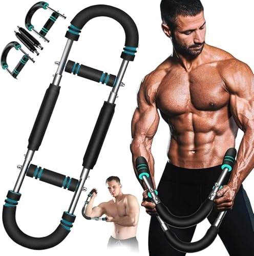 Twister Arm Trainer, 110-130lbs Adjustable Chest Expander,Portable Forearm Strength Trainer,Upper Body Strength Training Machine,Home Fitness Equipment, Chest Exerciser for Men