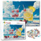 Jigsaw Puzzles for Adults 1000 Piece Summer, Drinks Puzzles for Adults 29.53 x 19.69 inch, Challenge Impossible Jigsaws, DIY Family Fun Game with Box, Modern Home Decor Wall Art, Gifts Women Men P-7