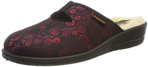 Fischer Dora, Damen Pantoffeln, Rot (Bordo 341), 39 EU (5.5 UK)
