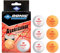 Schildkröt Unisex – Erwachsene Donic Tischtennisball 3-Stern Avantgarde, Poly 40+ Qualität, 6 Stk. im Blister, weiß / 3x orange, 608533, 6er Karton