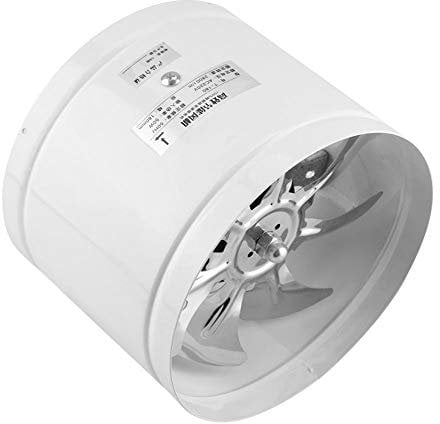 White Extractor Fan 7 Inch Quiet Bathroom Fan Wall Fan for Garage, Bathroom and Kitchen