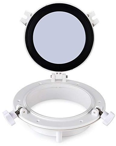 Oblò, 215mm Oblò per barche Tondo Oblò decorativo da parete in vetro. Oblò