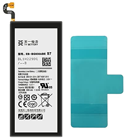 [TY BETTERY] Batterie Compatible avec EB-BG930ABE Samsung Galaxy S7
