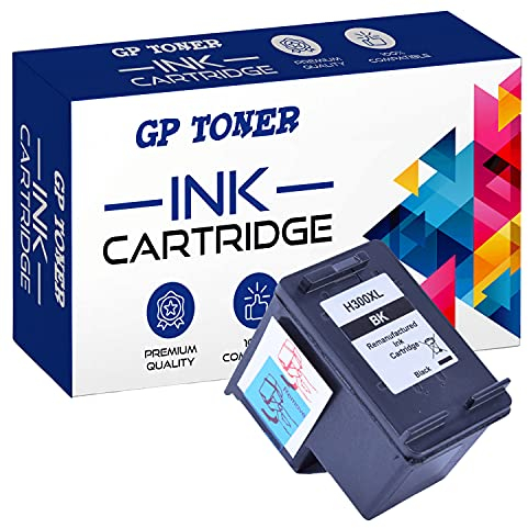 GP TONER Druckerpatronen Ersatz für HP 300XL Tintenpatronen für HP Deskjet D5660 F2400 F2410 F2420 F2430 F2440 F2480 F2492 F4200 F4210 Envy 100 110 114 (300XL Schwarz)