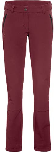 Maier Sports W Helga Slim Rot - Warme robuste Damen Winter Outdoorhose, Größe 38 - Farbe Tamarillo