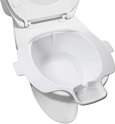 PEPE Mobility - Bidet Portable pour WC, Toilette Intime, Amovible pour Bain de Siège, Bassin Hémorroïdes, Portatifs pour Toilettes