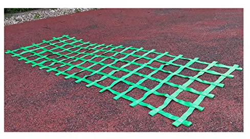 Spielplatz Netz,Kletternetz Kinder Indoor,Schutznetz Sicherheit Baumhaus Spielturm Kinderzimmer Reckstange Garten Strickleiter Erwachsene Schaukel Outdoor,SpielplatzzubehöR,Grün