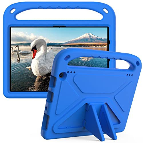 kuaijiexiaopu Hüllen for Amazon Kindle Fire HD 10 2021, Stand Cover Kinder Safe Eva Schutzhülle for Amazon Kindle Fire HD 10 2021 (Farbe : Blau, Größe : Fire HD10 2021)