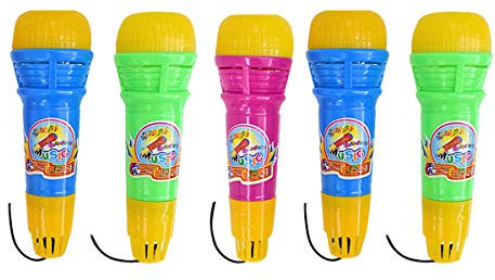 TOYANDONA Rock Star Toy 5pcs Echo Microphone Microphone Toy Microphon Toy for Kids Birthday Party Home KTV Kids Microphone