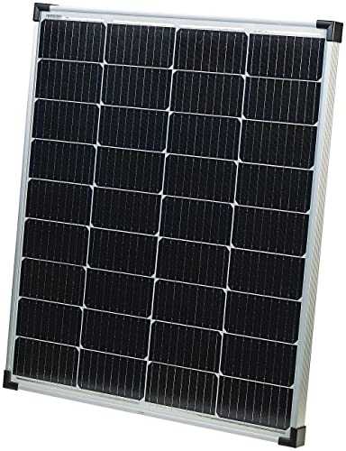 revolt Solarpanel für Strom: Mobiles monokristallines Solarpanel, 110 W, MC4-komp., IP65, Silber (transportable, Solarmodul, Solar Laderegler)