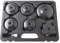 Coffret 6 clés à filtres multimarque + adaptateur 1/2 à 3/8 - HU 1995BL - CLAS Equipements