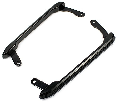 Mottorad CNC Beifahrer Haltegriff für MT-09 FZ-09 MT09 FZ09 Teilen 2013-20 | Hinten Sitzhandgriff Halte Griff (Schwarz)