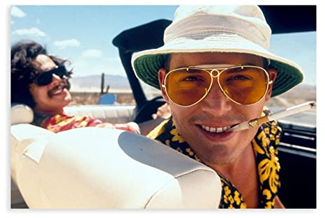 FISH DRAGATE Filmposter Fear And Loathing in Las Vegas 18, Leinwand, Poster, Schlafzimmer, Dekoration, Sport, Landschaft, Büro, Raumdekoration, Geschenk, Rahmen-Stil, 30 x 45 cm