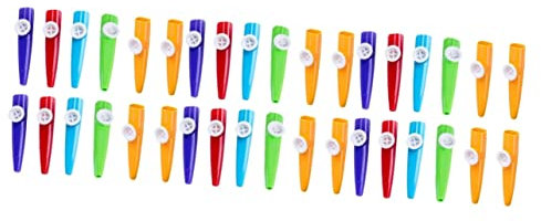Totority 36 Stk Kinder-kazoo Kazoo-posaune Kazoo Flöte Spielzeug Anfänger-kazoo Kazoo-spielzeug Für Kinder Instrument Werkzeugspielzeug Musikalisches Spielzeug Süßigkeitentasche Abs Bunt