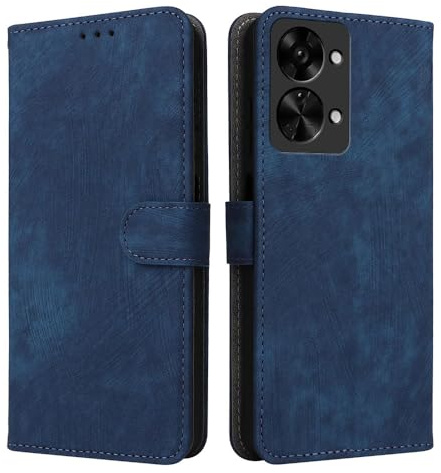 XINNI Handyhülle für OnePlus Nord 3 5G, RFID Protect PU/TPU Klappetui Schutzhülle Flip Magnetisch Telefonhülle, Blau
