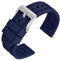 ANNEFIT Cinturino in Silicone 20mm, Cinturini di Ricambio Impermeabile a Sgancio Rapido per Uomo Donna (Blu Scuro)