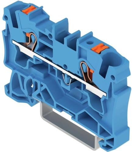 2204-1204 | WAGO 2-CONDUCTOR THROUGH TERMINAL BLOCK WITH PUSH-BUTTON 4 MM?, BLUE