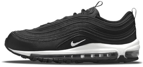 NIKE Air Max 97 Women's Trainers Sneakers Fashion Shoes DH8016 (Black/Black/White 001) UK4 (EU37.5)