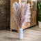 Leisure Life® | 8X Herbe de la Pampa Grande 113cm | Palette de Couleurs Lilas Naturelles | Fleurs séchées XXL | Fleurs Super duveteuses | Guide de décoration Inclus