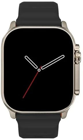 RUQIU 2024 NUEVA pantalla AMOLED IWO Ultra 8 HK8 PRO MAX Reloj inteligente de 49 mm, serie 8, pantalla de 2.2 pulgadas, brújula NFC Rtae de alta actualización para Android iOS (negro plateado)