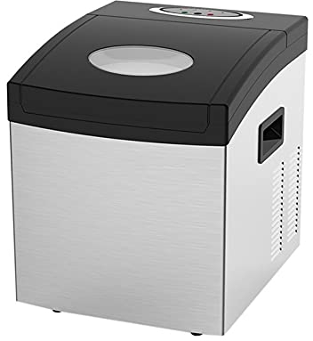 Macchina per la produzione di ghiaccio Macchina per fare il ghiaccio commerciale per tè al latte, caffè, bar, negozio, completamente automatica, piccola forma quadrata, per cubetti di ghiaccio (alime