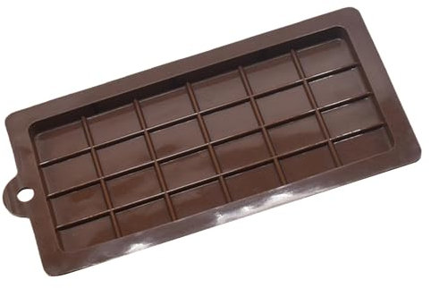 Molde Para Dar Forma A Chocolate - Moldes Duraderos Para Hornear | Molde Para Barra De Chocolate, Moldes Cuadrados Resistentes Al Calor De Fácil Liberación, Molde Para Galletas Apto Para Lavavajillas