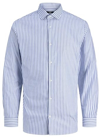 Jack & Jones Shirt Slim Fit Shirt, Black Iris., L