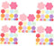 Artibetter 5 Sätze Gequillte Papierrosen Streifen farbig bunt Farben Quilling-Papier Blumen- Faltpapier selber Machen Origamipapier für DIY kleine Papierblumen Bastelpapier
