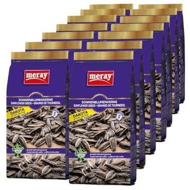 MERAY Graines de tournesol Dakota grillées et extra salées 250g - 14 paquets
